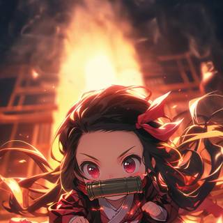 Anime baby Nezuko wallpaper