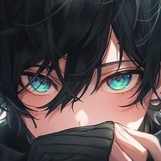 Anime cute face boy wallpaper