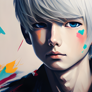 Anime cute face boy wallpaper