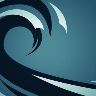 Minimal waves wallpaper