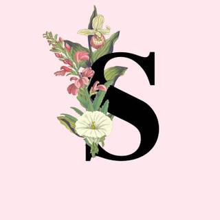 Pink letter wallpaper