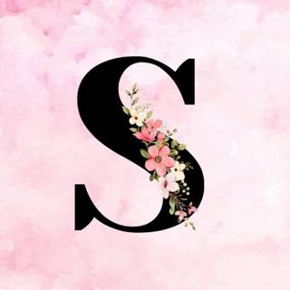 Pink letter wallpaper