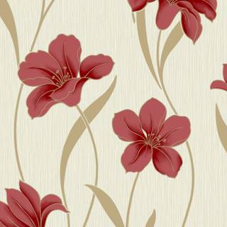 Red coquette wallpaper