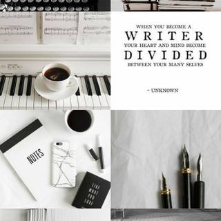 Writing aesthetic wallpaper