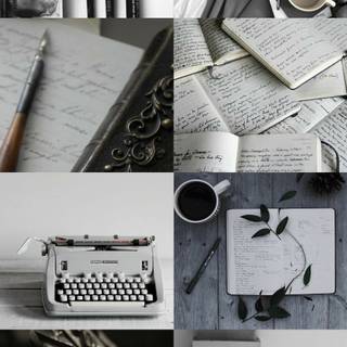 Writing aesthetic wallpaper