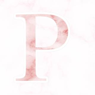 Pink letter wallpaper