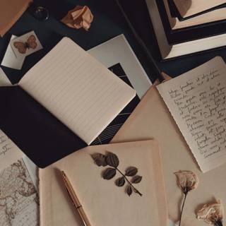 Writing aesthetic wallpaper