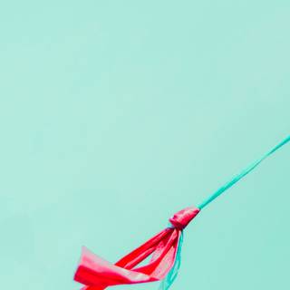Red string wallpaper