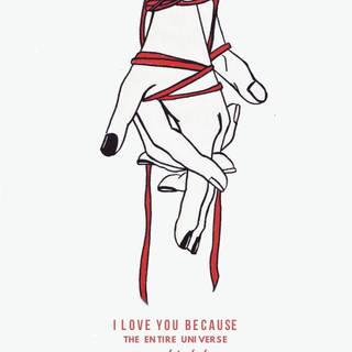 Red string wallpaper