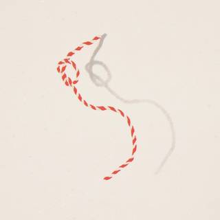 Red string wallpaper