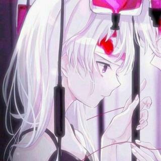 Red string wallpaper