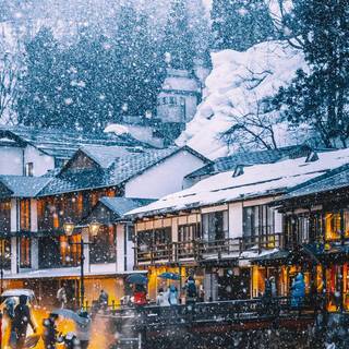 Snow Japan wallpaper