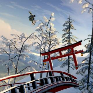 Snow Japan wallpaper