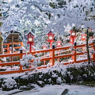 Snow Japan wallpaper