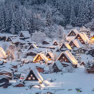 Snow Japan wallpaper