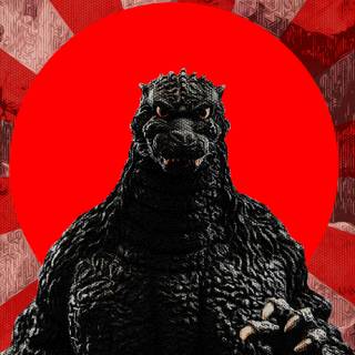 Godzilla Minus One iPhone wallpaper