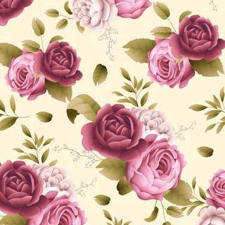 iPhone pastel flower wallpaper