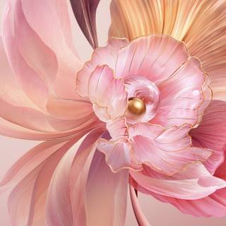 iPhone pastel flower wallpaper