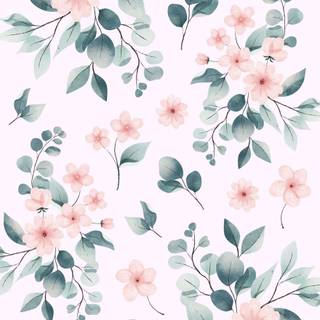 iPhone pastel flower wallpaper