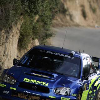 Subaru World Rally iPhone wallpaper