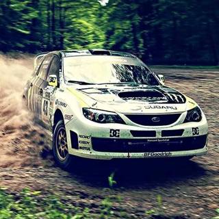 Subaru World Rally iPhone wallpaper