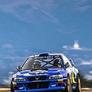 Subaru World Rally iPhone wallpaper