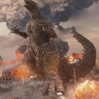 Godzilla Minus One iPhone wallpaper