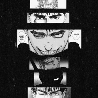 Berserk manga panel iPhone wallpaper