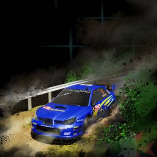 Subaru World Rally iPhone wallpaper