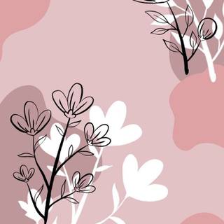 iPhone pastel flower wallpaper