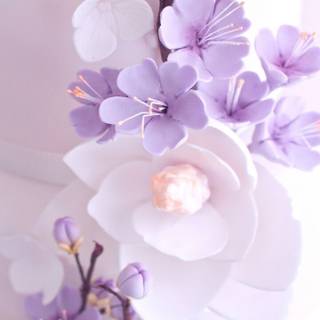 iPhone pastel flower wallpaper