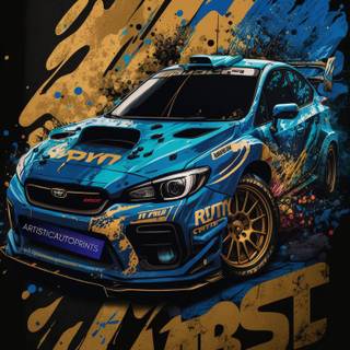 Subaru World Rally iPhone wallpaper