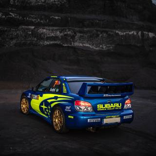 Subaru World Rally iPhone wallpaper