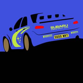 Subaru World Rally iPhone wallpaper