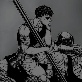Berserk manga panel iPhone wallpaper