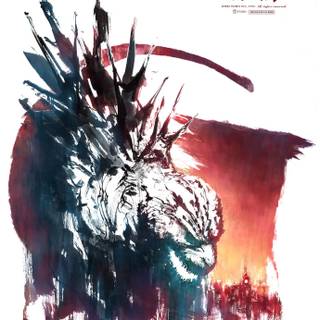 Godzilla Minus One movie poster wallpaper