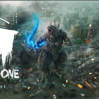 Godzilla Minus One movie poster wallpaper