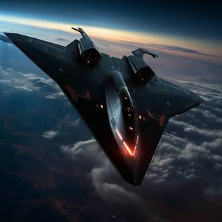 Futuristic planes wallpaper