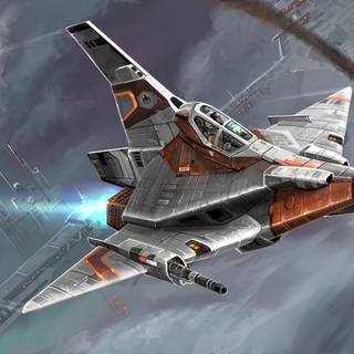 Futuristic planes wallpaper