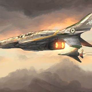 Futuristic planes wallpaper