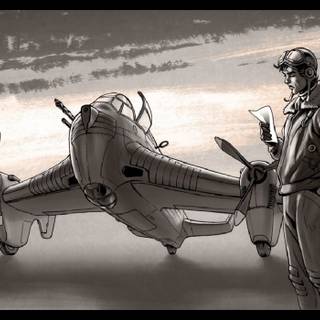 Futuristic planes wallpaper