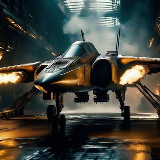 Futuristic planes wallpaper