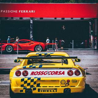 Ferrari F355 iPhone wallpaper