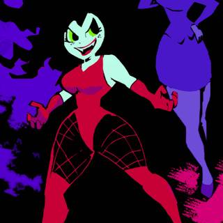 Supervillains anime girl wallpaper