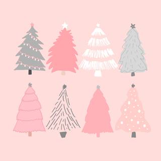 Cute preppy Christmas wallpaper