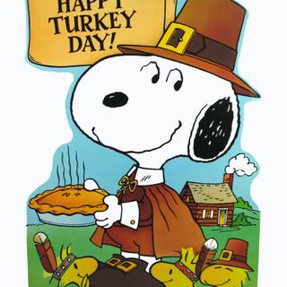 Peanuts Thanksgiving iPhone wallpaper