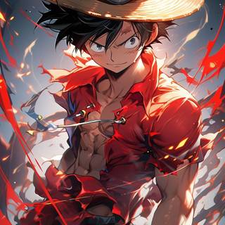 Monkey D Luffy trap wallpaper