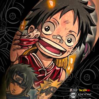 Monkey D Luffy trap wallpaper