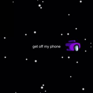 Black and white Among Us wallpaper