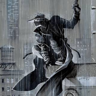 Spider-Man Noir iPhone wallpaper